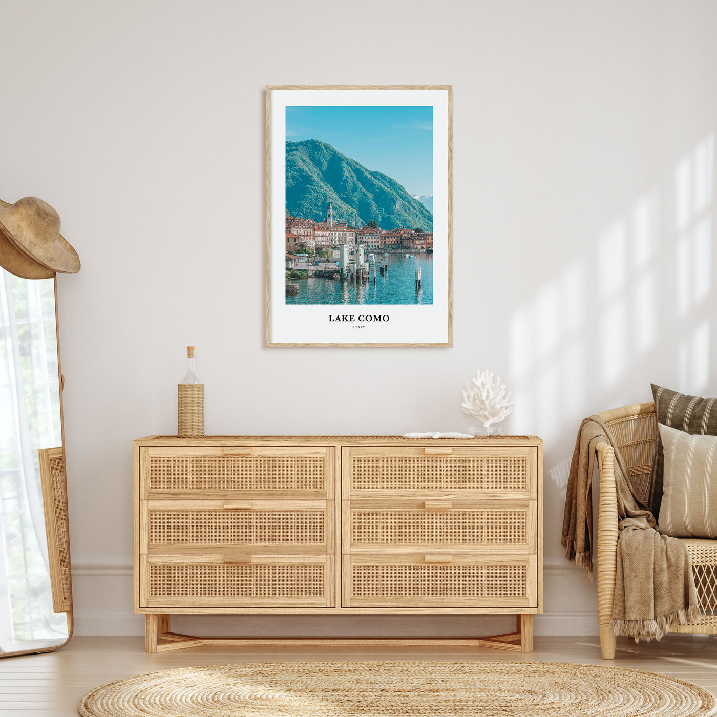 Lake Como Portrait Color No 2 Poster