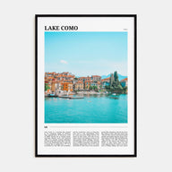 Lake Como Travel Color No 1 Poster