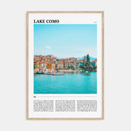Lake Como Travel Color No 1 Poster