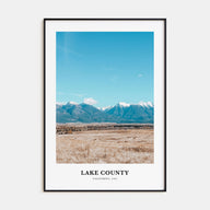 Lake County Portrait Color Poster
