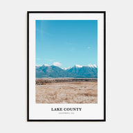 Lake County Portrait Color Poster