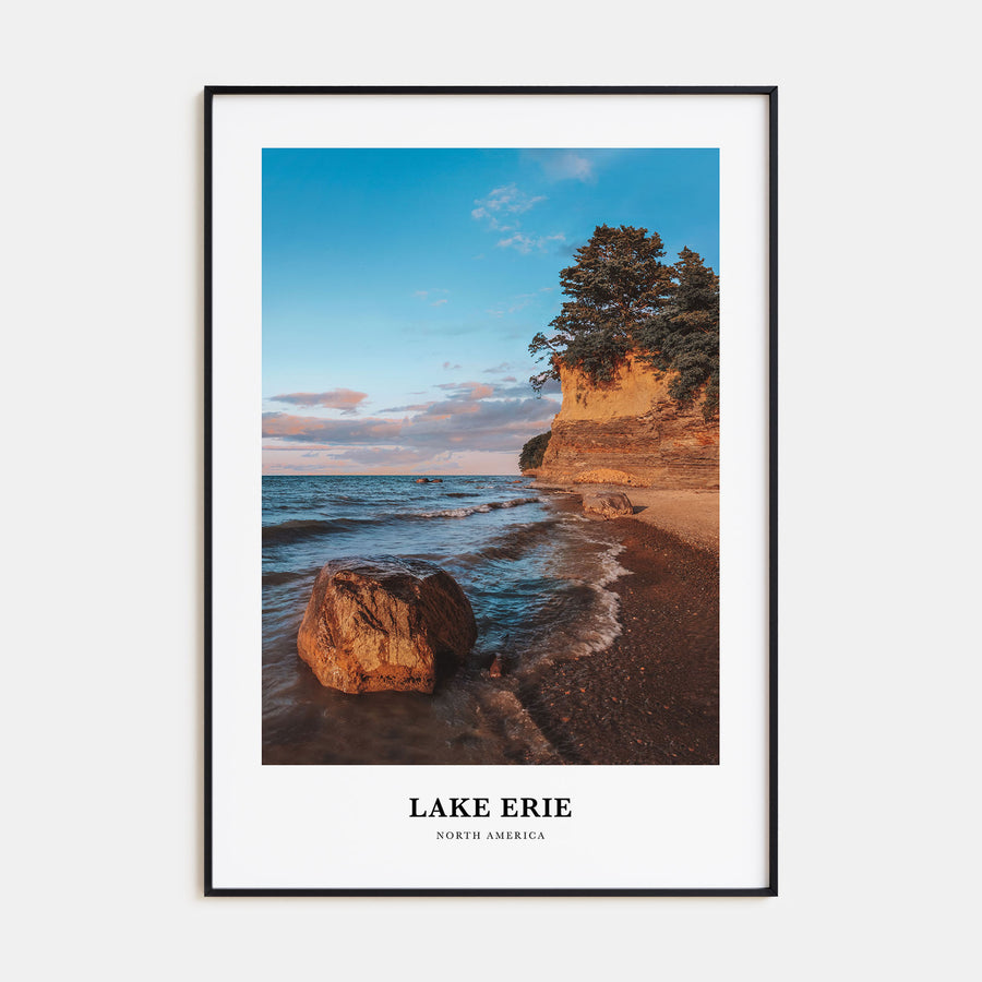 Lake Erie Portrait Color Poster