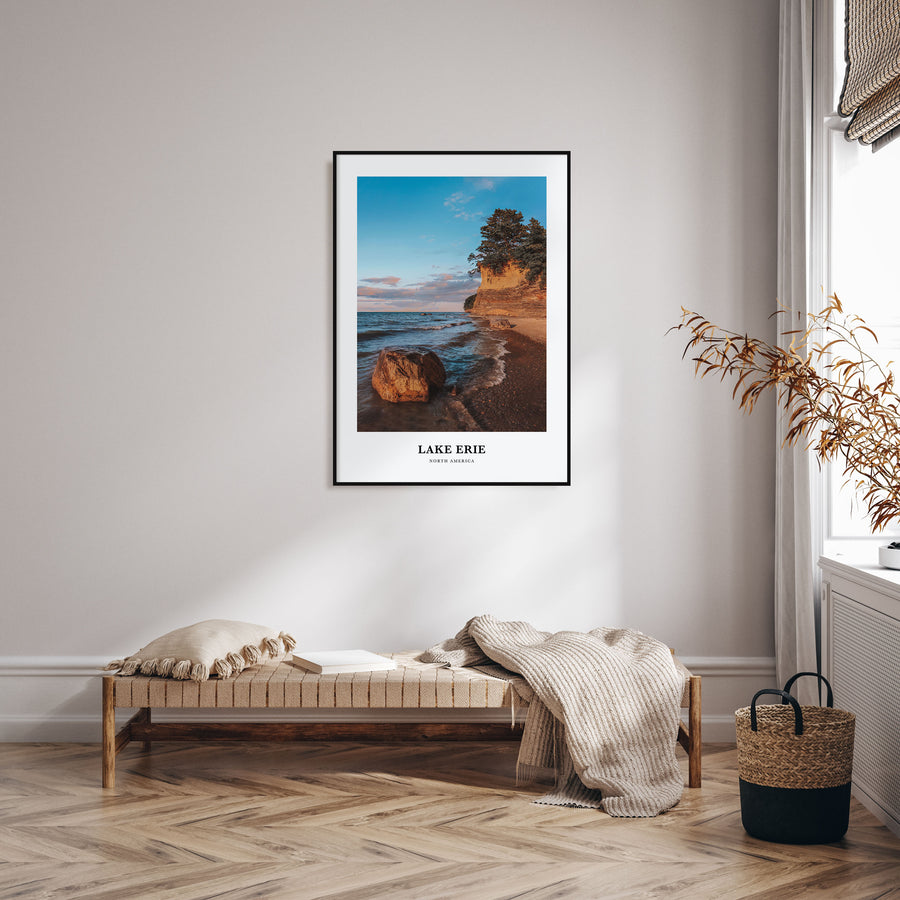 Lake Erie Portrait Color Poster
