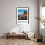 Lake Erie Travel Color Poster