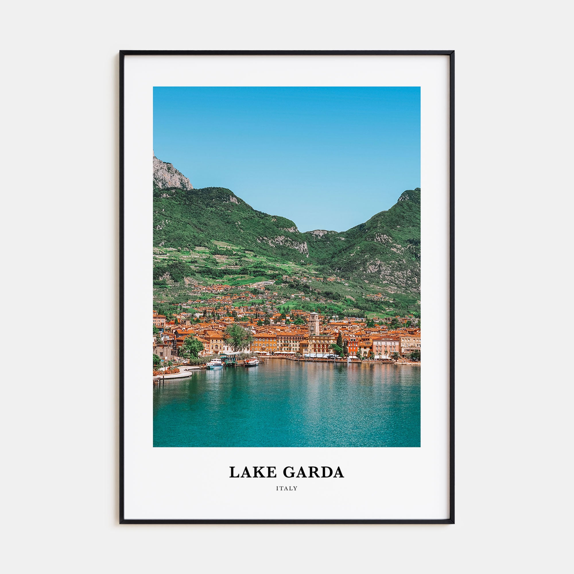 Lake Garda Portrait Color Poster