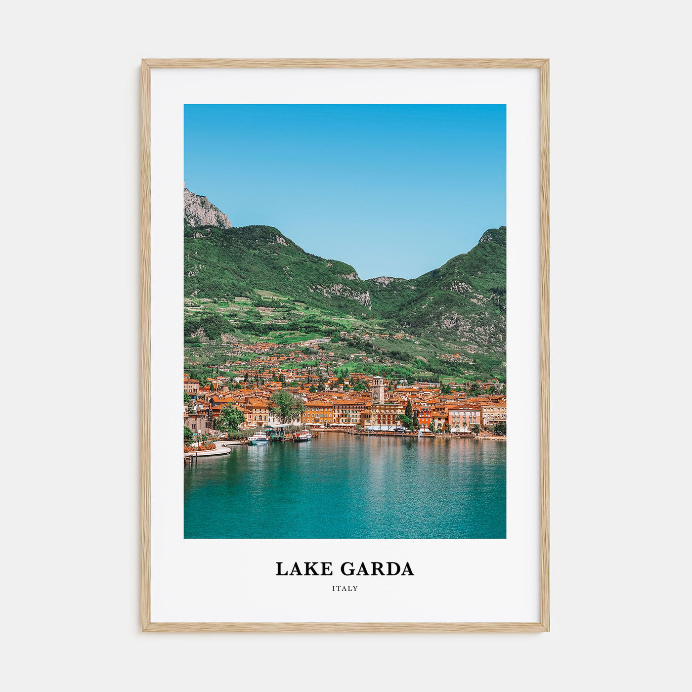 Lake Garda Portrait Color Poster