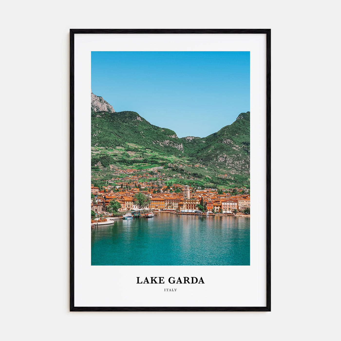 Lake Garda Portrait Color Poster