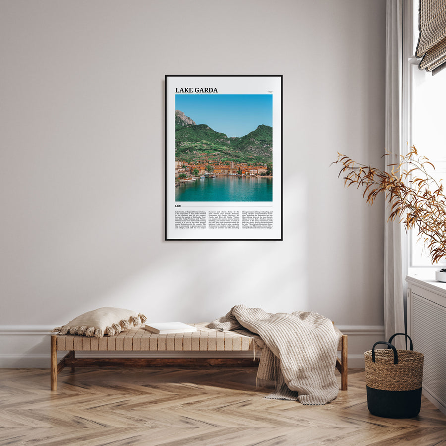 Lake Garda Travel Color Poster