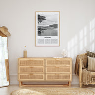Lake George Travel B&W Poster