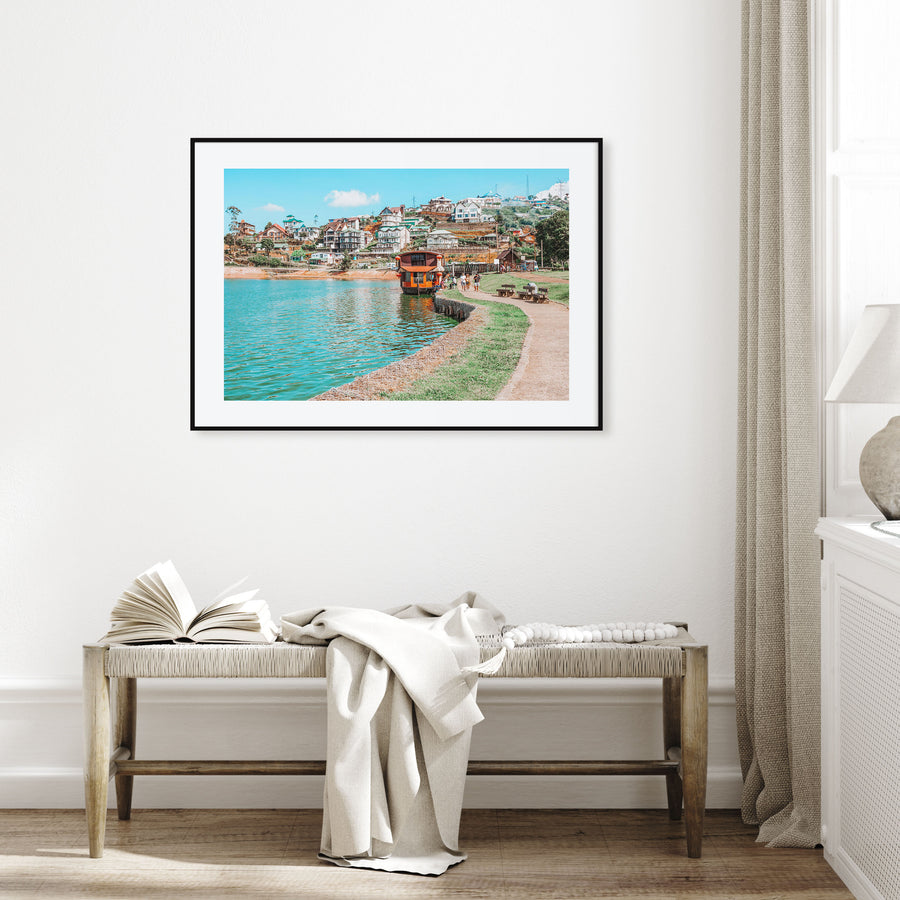 Lake Gregory Landscape Color Poster