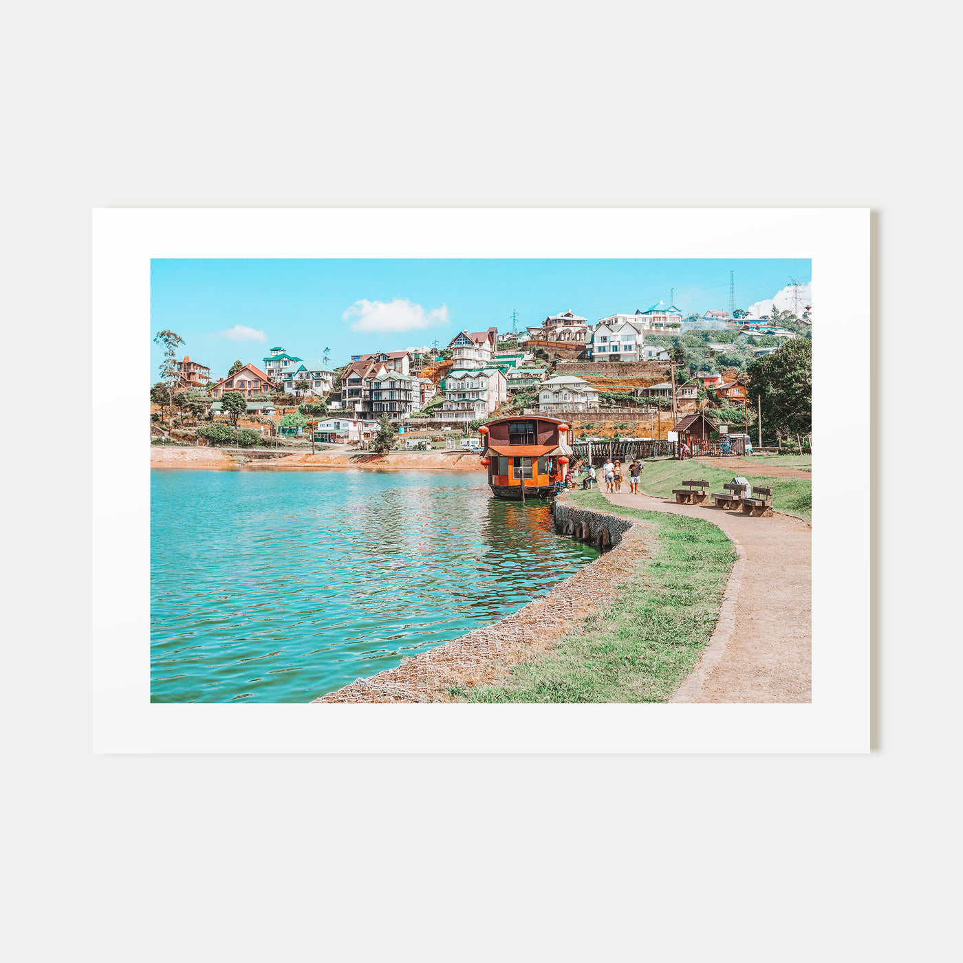 Lake Gregory Landscape Color Poster