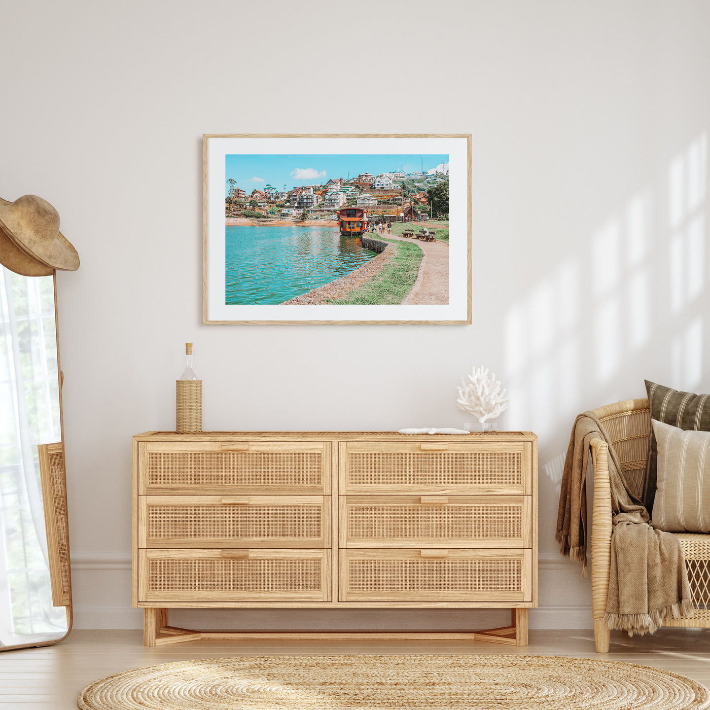 Lake Gregory Landscape Color Poster
