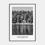 Lake Gregory Portrait B&W Poster