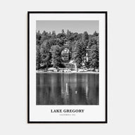 Lake Gregory Portrait B&W Poster