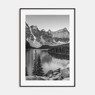 Lake Louise Photo B&W Poster
