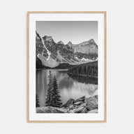 Lake Louise Photo B&W Poster