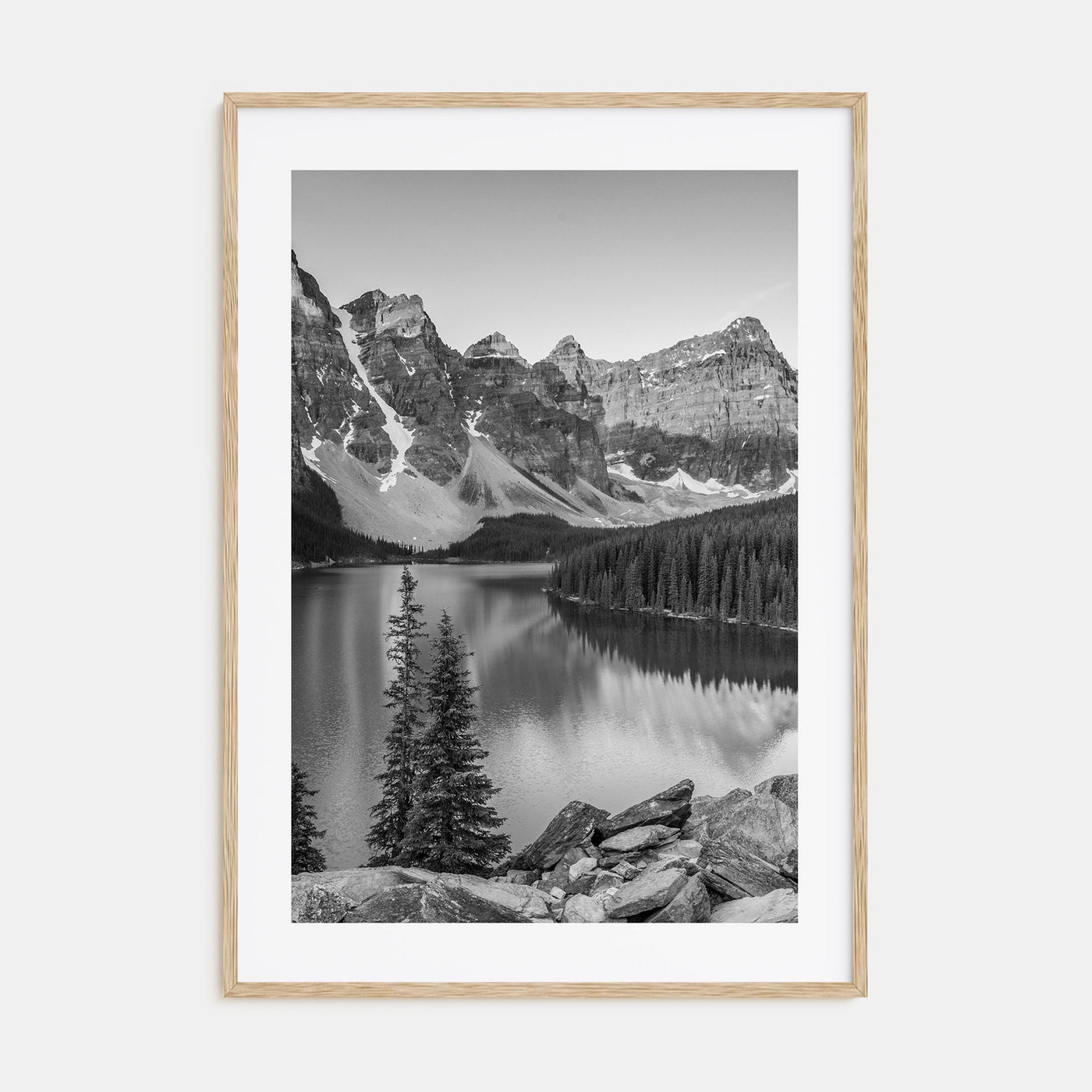 Lake Louise Photo B&W Poster