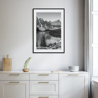 Lake Louise Photo B&W Poster