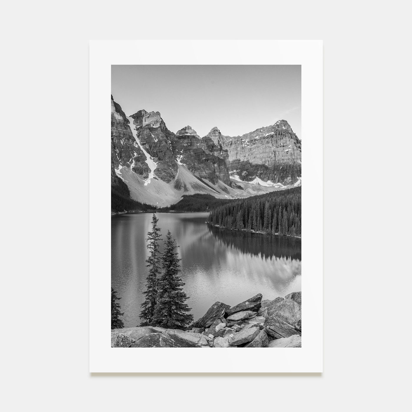 Lake Louise Photo B&W Poster