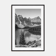 Lake Louise Photo B&W Poster