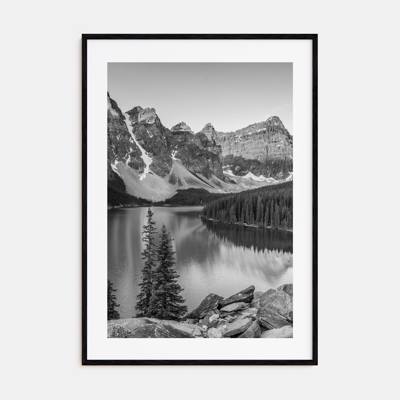 Lake Louise Photo B&W Poster