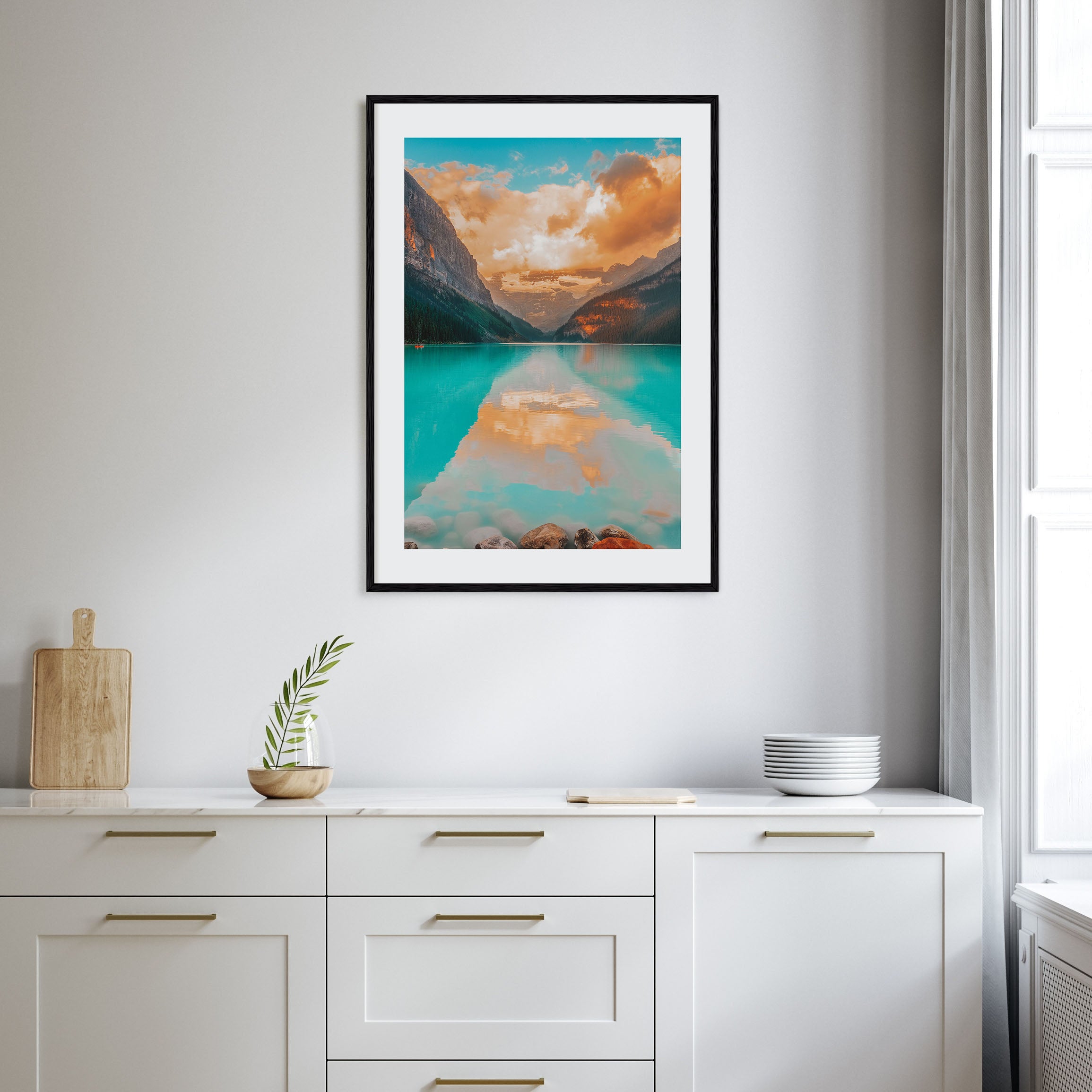 Lake Louise Photo Color Poster