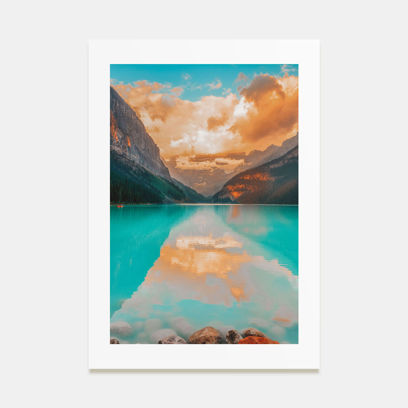 Lake Louise Photo Color Poster