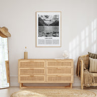 Lake Louise Travel B&W No 2 Poster