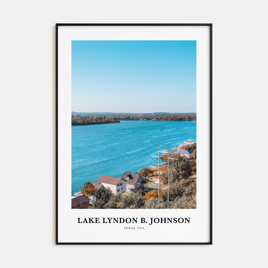 Lake Lyndon B. Johnson Portrait Color Poster