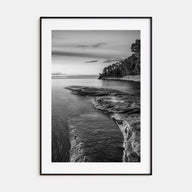 Lake Michigan Photo B&W No 1 Poster