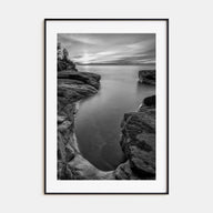Lake Michigan Photo B&W No 2 Poster