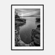 Lake Michigan Photo B&W No 2 Poster