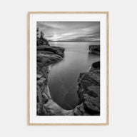 Lake Michigan Photo B&W No 2 Poster