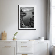 Lake Michigan Photo B&W No 2 Poster