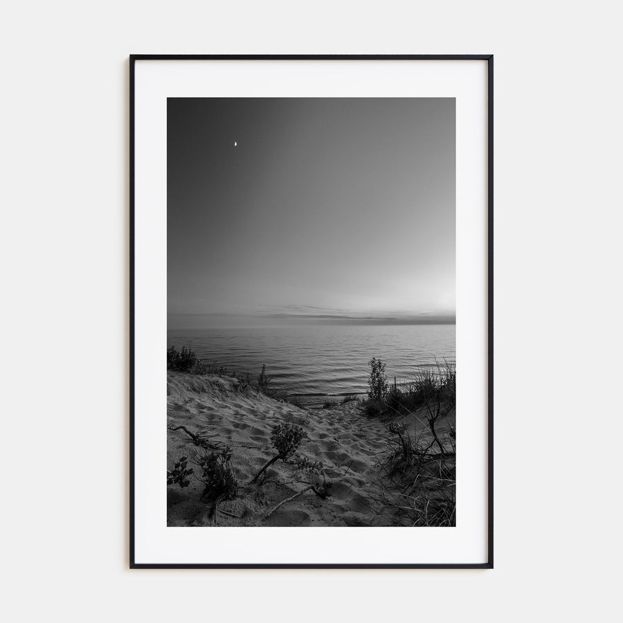 Lake Michigan Photo B&W No 3 Poster