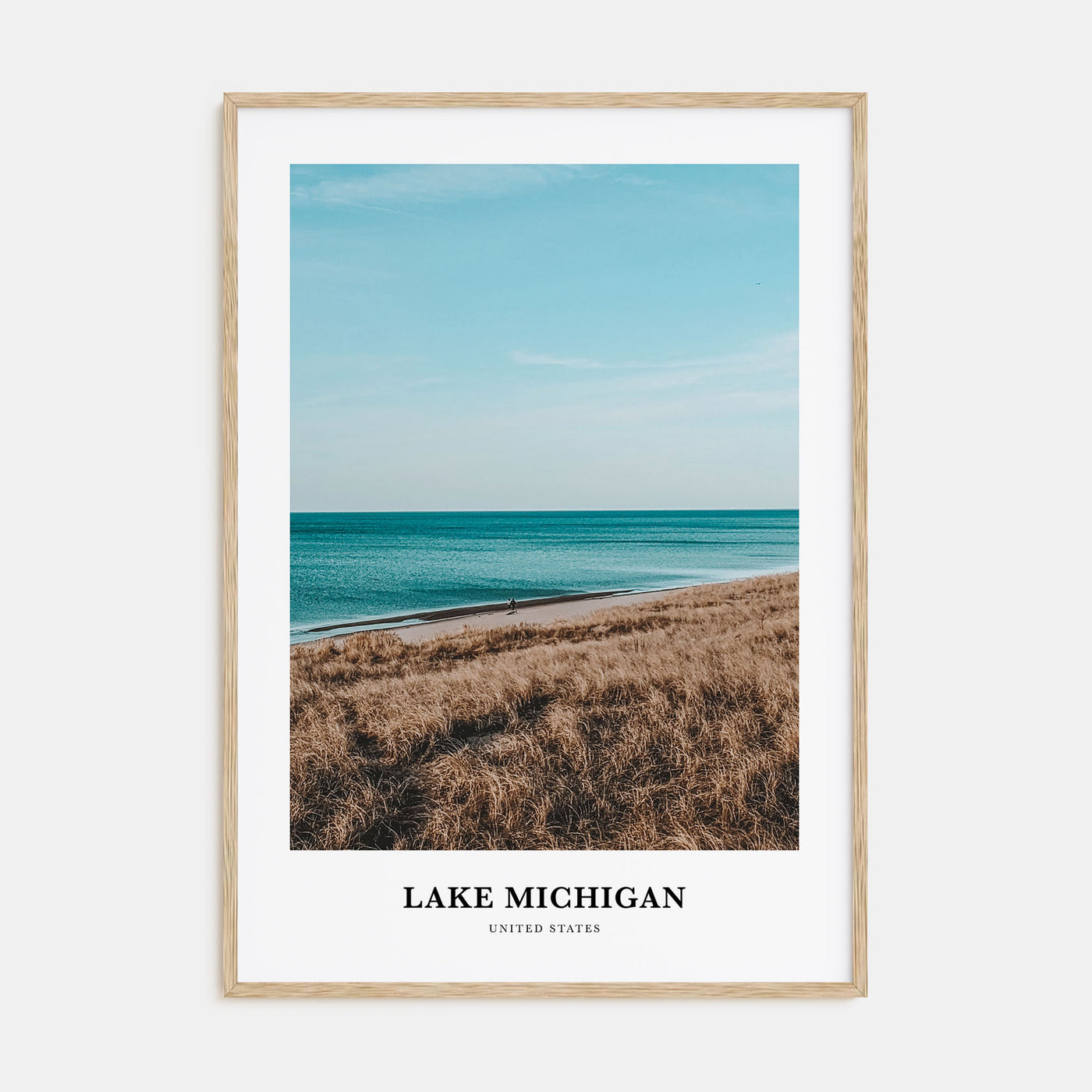 Lake Michigan Portrait Color Poster