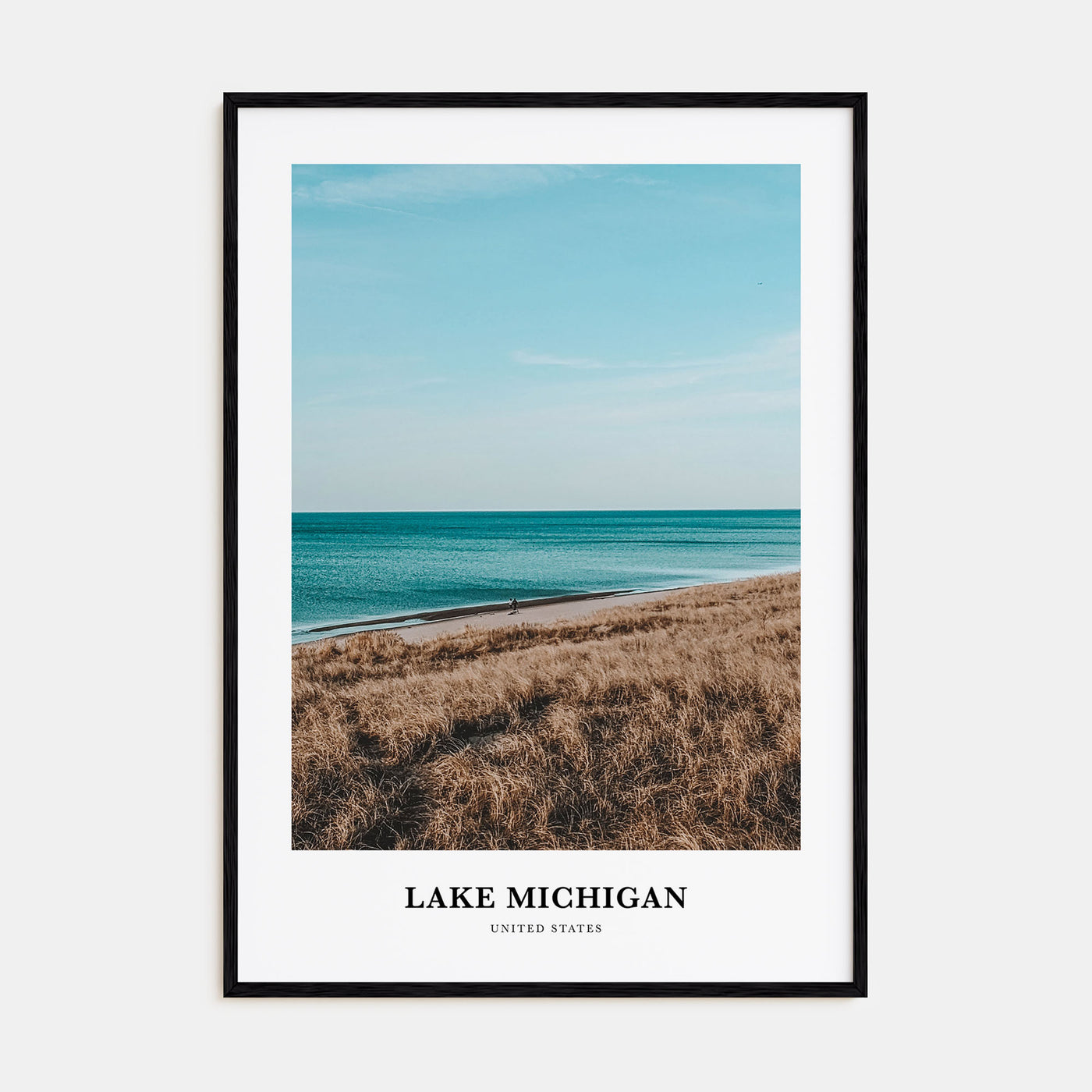 Lake Michigan Portrait Color Poster