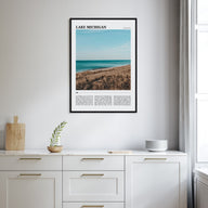 Lake Michigan Travel Color Poster