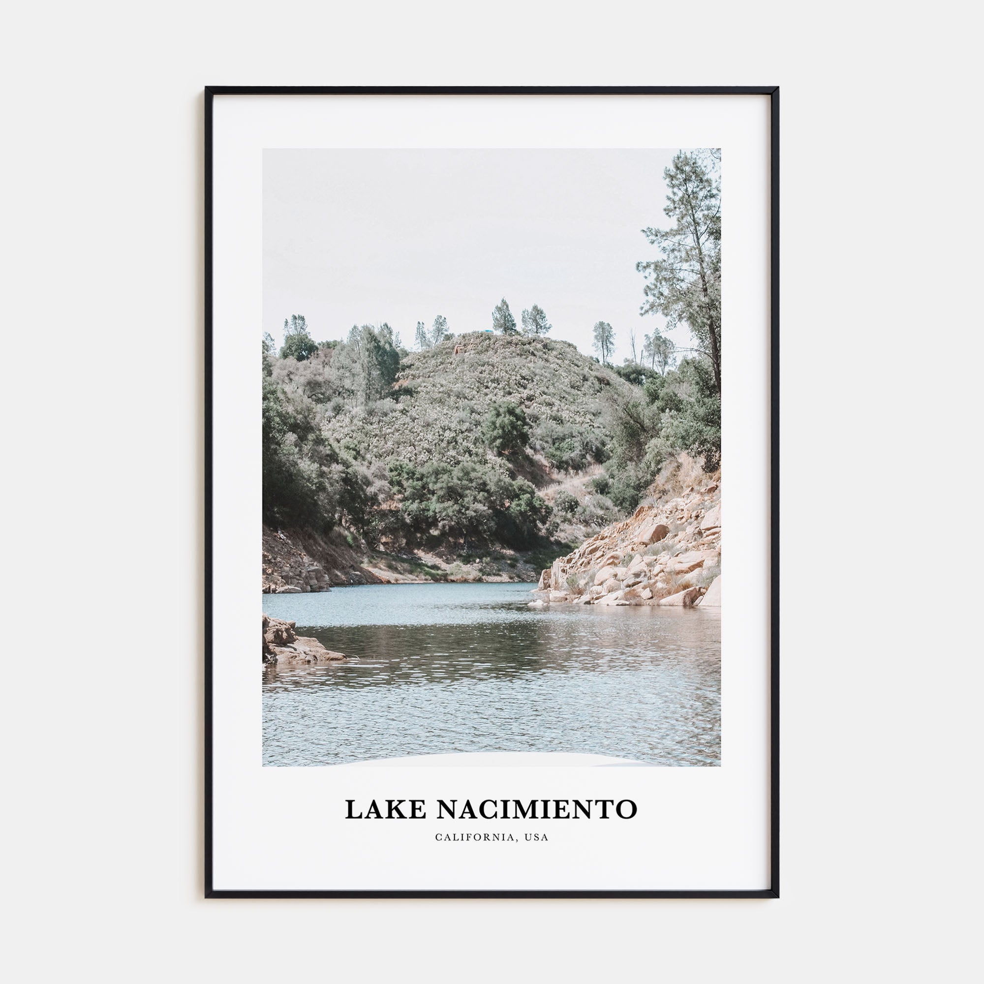 Lake Nacimiento Portrait Color Poster