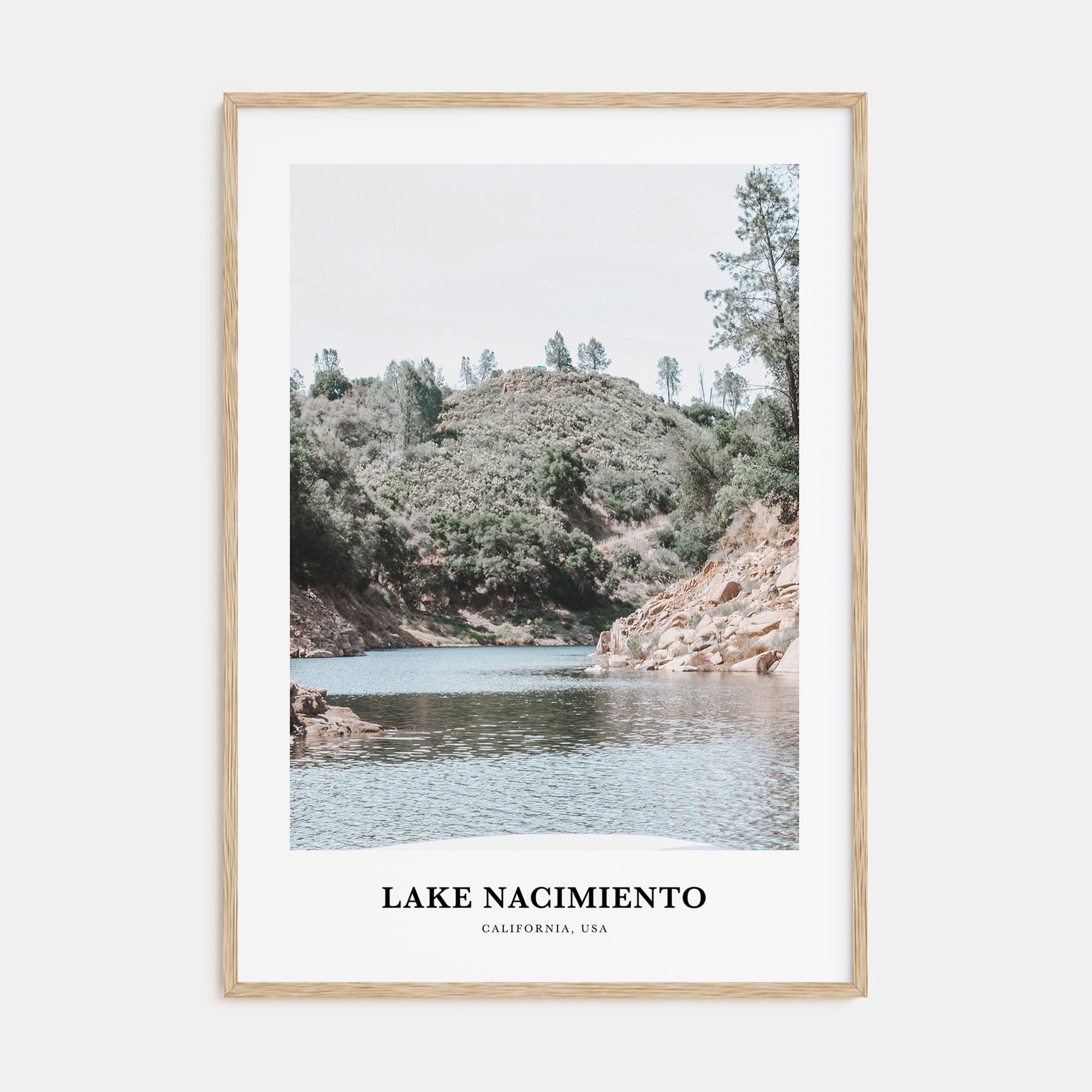 Lake Nacimiento Portrait Color Poster