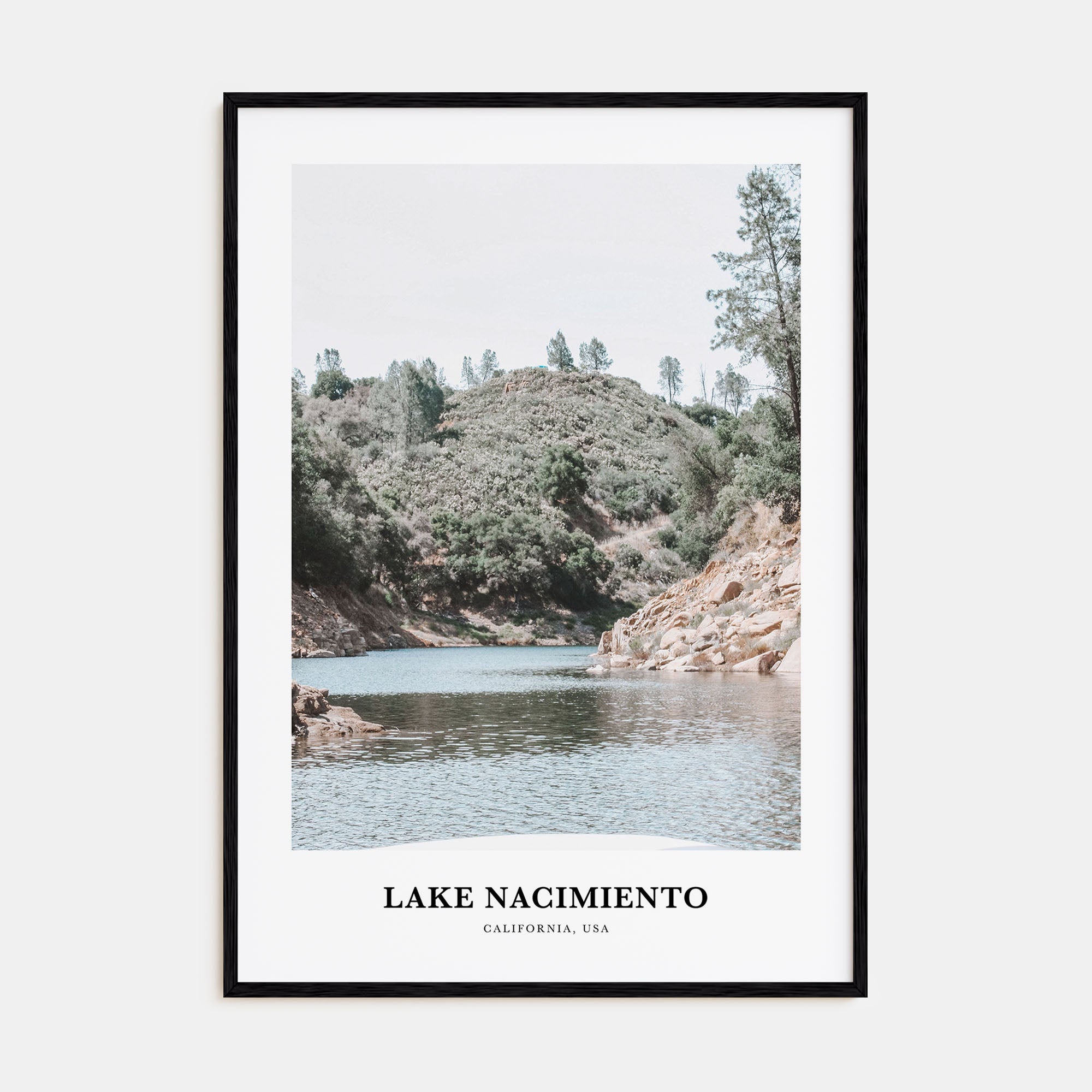 Lake Nacimiento Portrait Color Poster