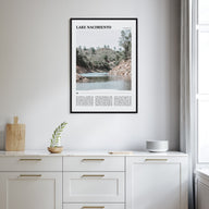 Lake Nacimiento Travel Color Poster