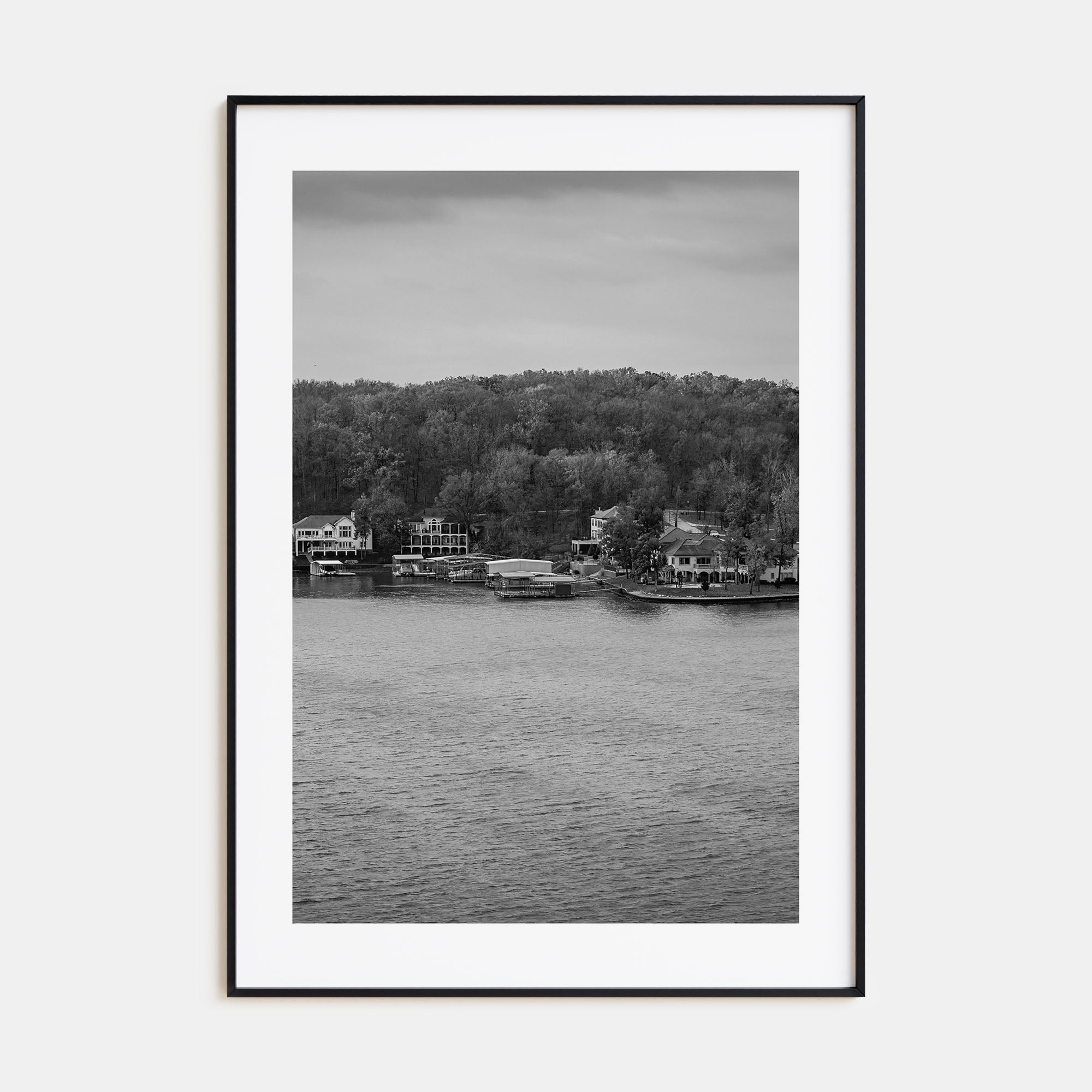 Lake of the Ozarks Photo B&W Poster