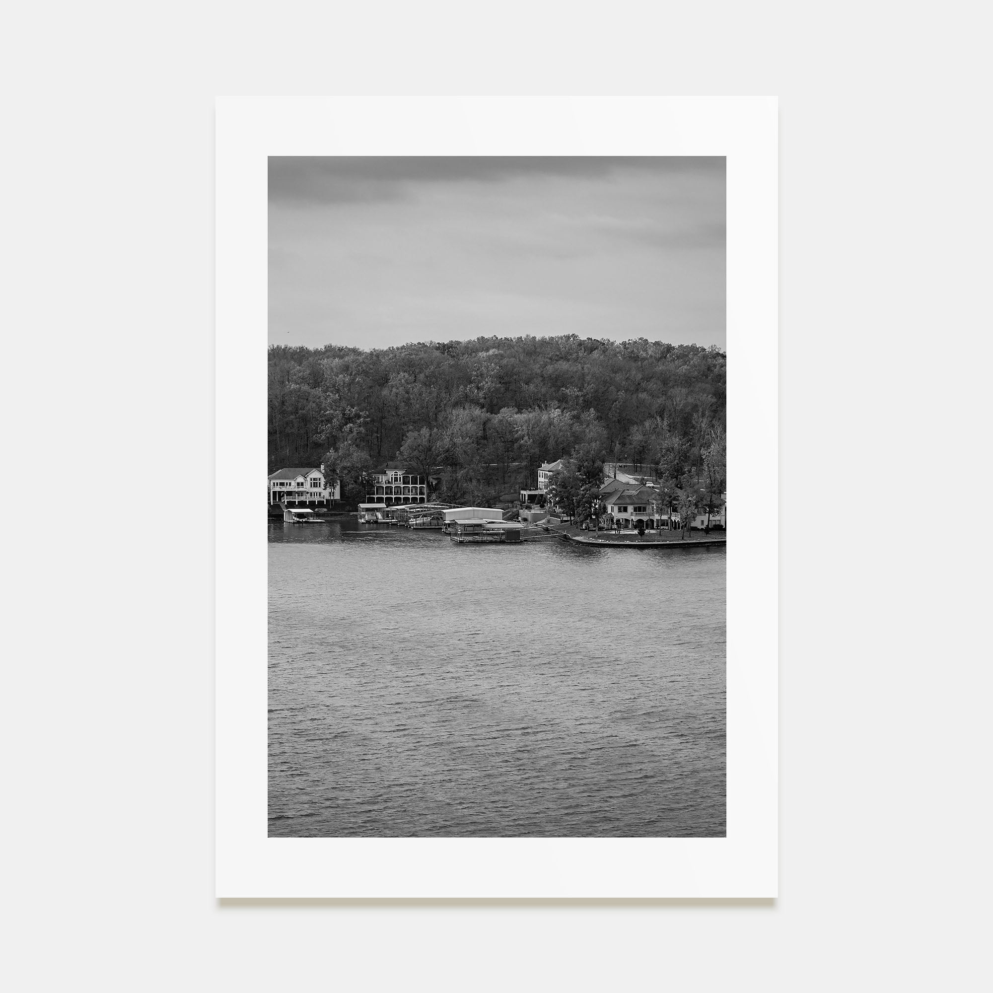 Lake of the Ozarks Photo B&W Poster
