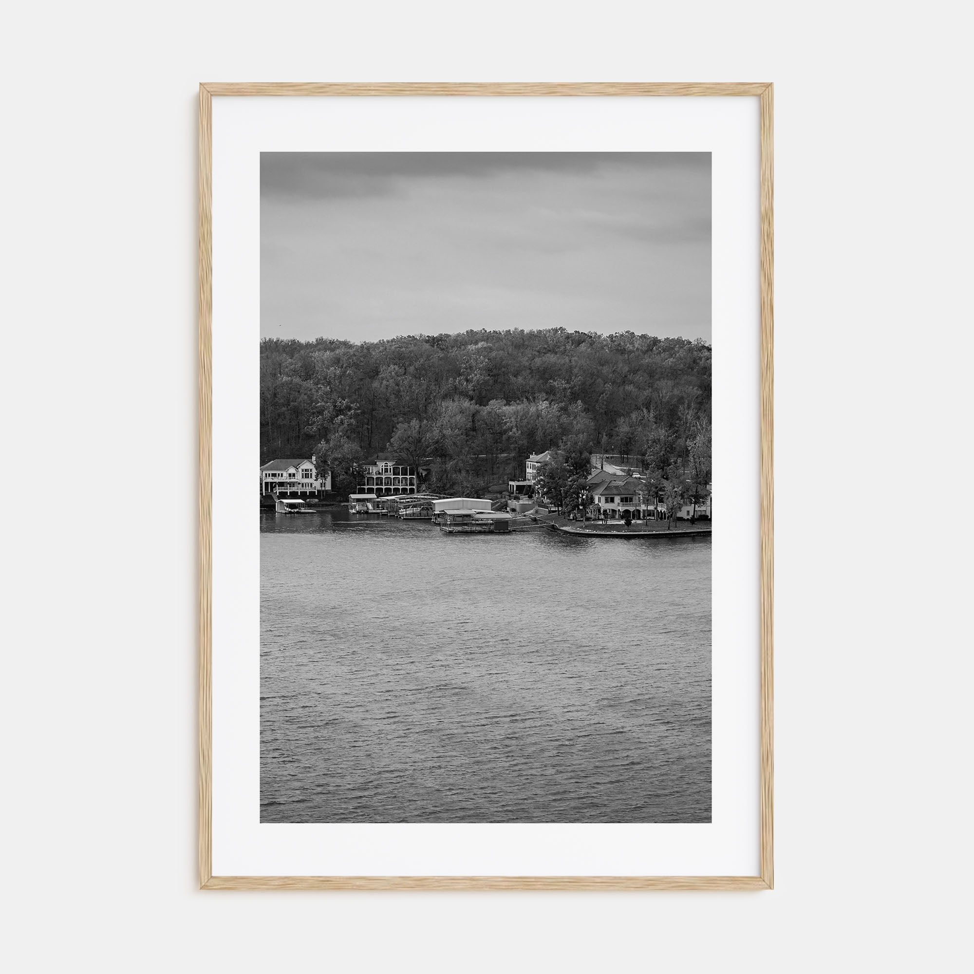 Lake of the Ozarks Photo B&W Poster