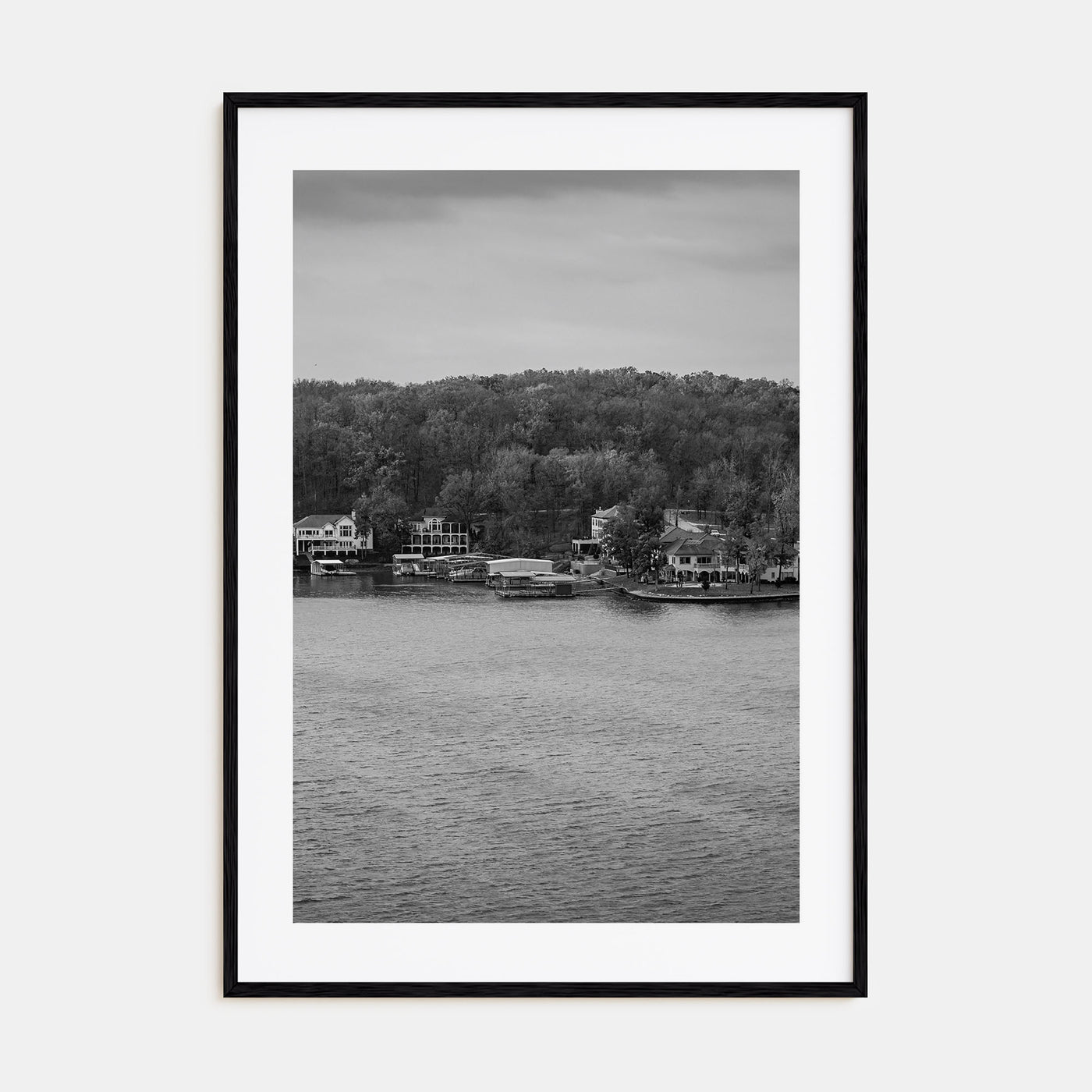 Lake of the Ozarks Photo B&W Poster