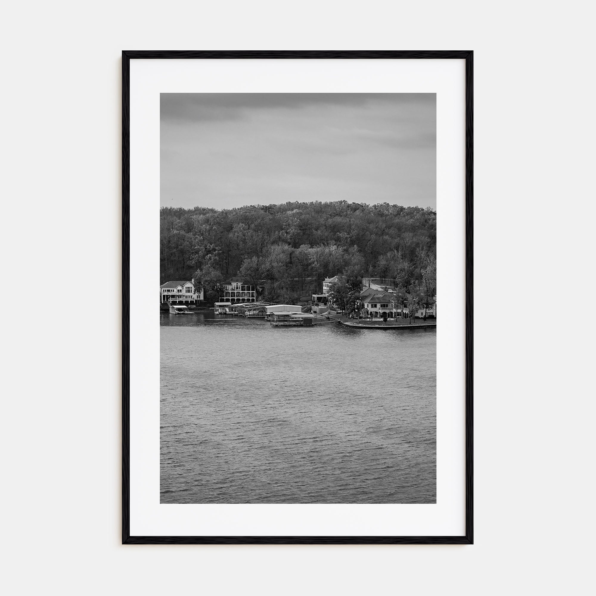 Lake of the Ozarks Photo B&W Poster