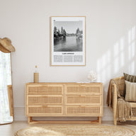 Lake Oswego Travel B&W Poster