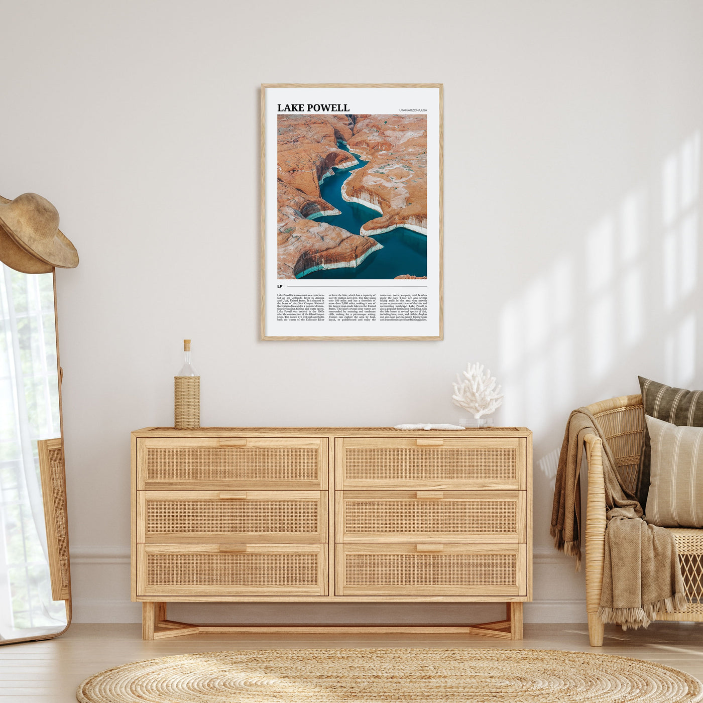 Lake Powell Travel Color Poster