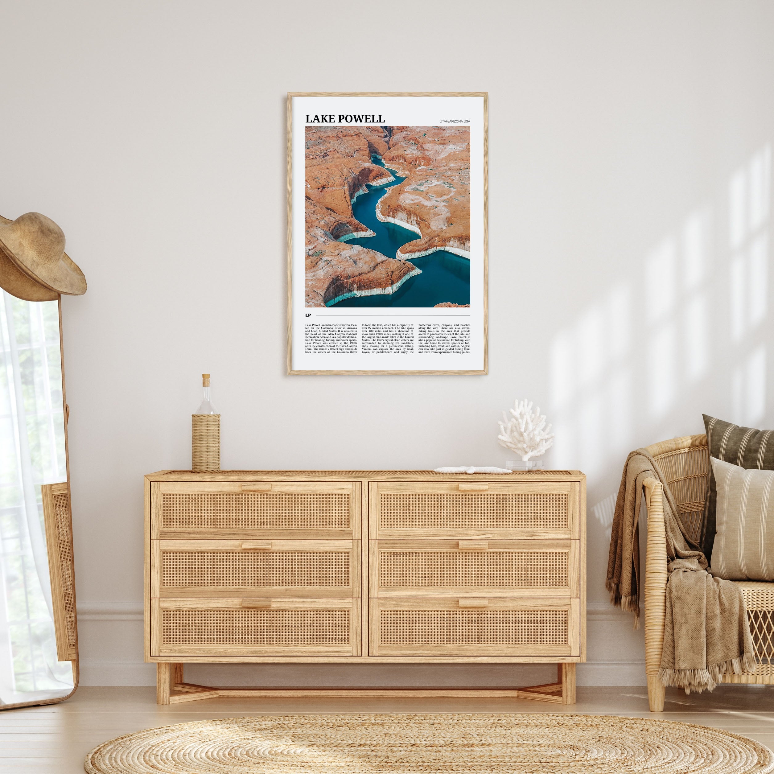 Lake Powell Travel Color Poster